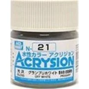 Mr Hobby -Gunze Acrysion (10 ml) Off White - Mr Hobby - Gunze N-021