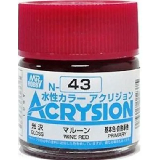 Mr Hobby -Gunze Acrysion (10 ml) Russet - Mr Hobby - Gunze N-043