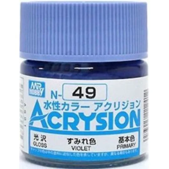 Mr Hobby -Gunze Acrysion (10 ml) Violet - Mr Hobby - Gunze N-049