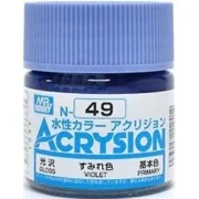 Mr Hobby -Gunze Acrysion (10 ml) Violet - Mr Hobby - Gunze N-049