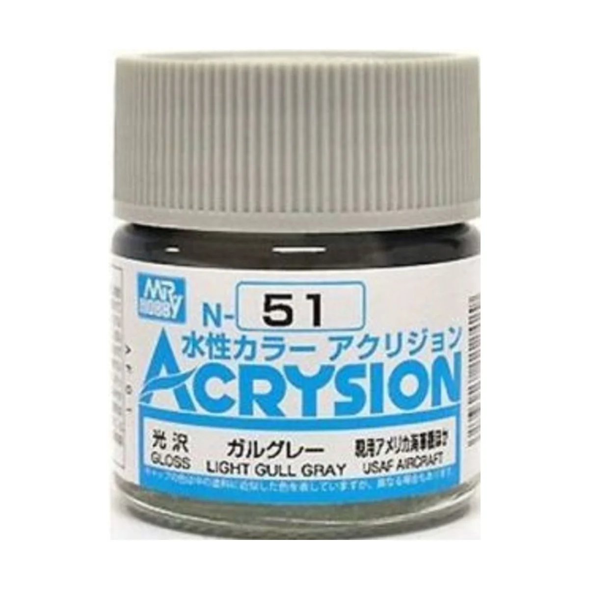 Mr Hobby -Gunze Acrysion (10 ml) Light Gull Gray - Mr Hobby - Gunze...