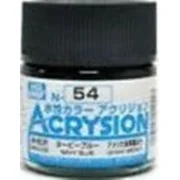Mr Hobby -Gunze Acrysion (10 ml) Navy Blue - Mr Hobby - Gunze N-054