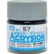 Mr Hobby -Gunze Acrysion (10 ml) Aircraft Gray - Mr Hobby - Gunze N...