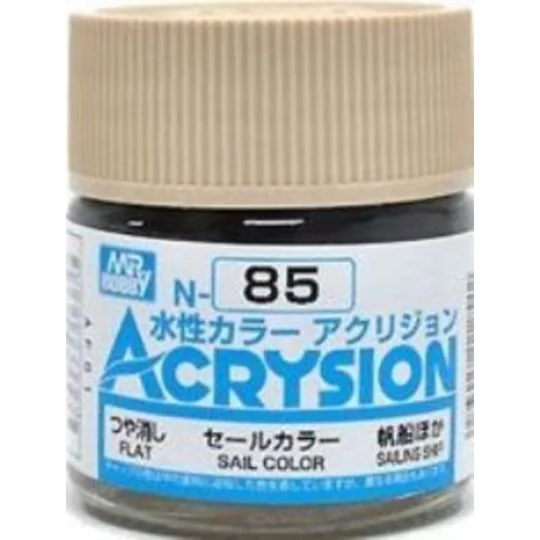 Mr Hobby -Gunze Acrysion (10 ml) Sail Color - Mr Hobby - Gunze N-085 Mr Hobby -Gunze Acrysion (10 ml) Sail Color - Mr Hobby - Gunze N-085