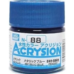 Mr Hobby -Gunze Acrysion (10 ml) Metallic Blue - Mr Hobby - Gunze N...