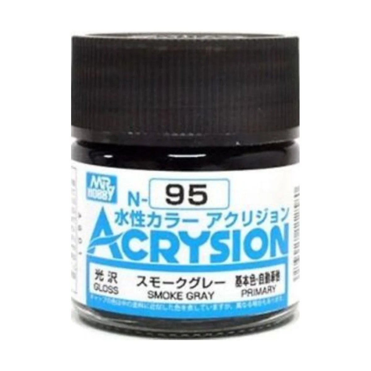 Mr Hobby -Gunze Acrysion (10 ml) Smoke Gray - Mr Hobby - Gunze N-095