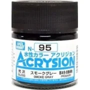 Mr Hobby -Gunze Acrysion (10 ml) Smoke Gray - Mr Hobby - Gunze N-095 Mr Hobby -Gunze Acrysion (10 ml) Smoke Gray - Mr Hobby - Gunze N-095