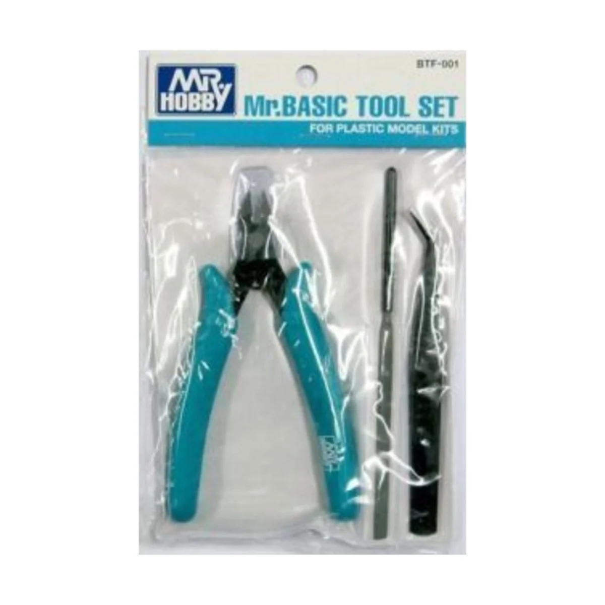 Mr Hobby -Gunze Basic Tool Set(Nipper,Angled Tweezer,File)for Plast...