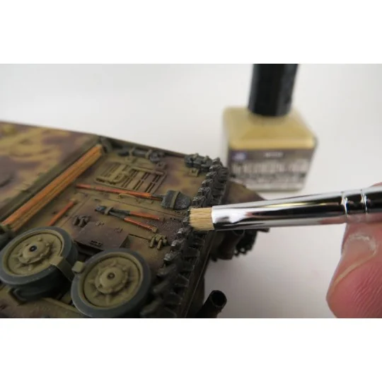Mr Hobby -Gunze Mr. Weathering Brush Set Hard - Mr Hobby - Gunze MB-30