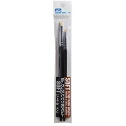 Mr Hobby -Gunze Mr. Weathering Brush Set Soft - Mr Hobby - Gunze MB-31