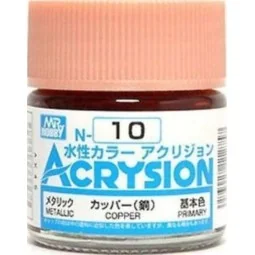 Mr Hobby -Gunze Acrysion (10 ml) Copper - Mr Hobby - Gunze N-010