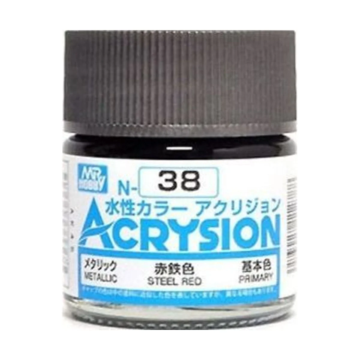 Mr Hobby -Gunze Acrysion (10 ml) Steel Red - Mr Hobby - Gunze N-038