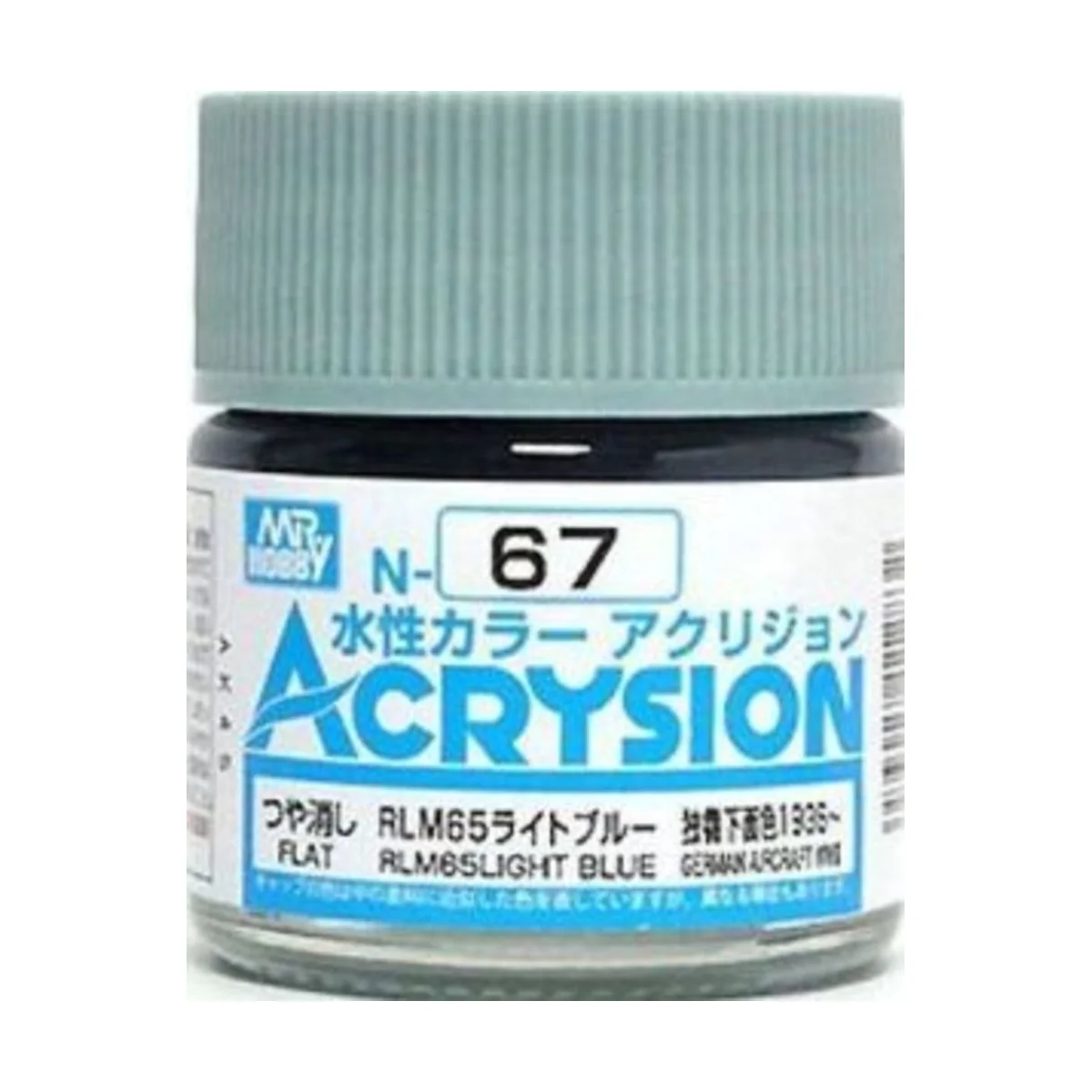 Mr Hobby -Gunze Acrysion (10 ml) RLM65 Light Blue - Mr Hobby - Gunz...