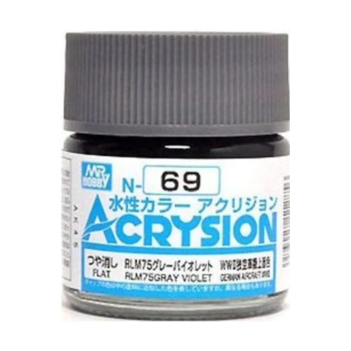 Mr Hobby -Gunze Acrysion (10 ml) RLM75 Gray Violet - Mr Hobby - Gun...
