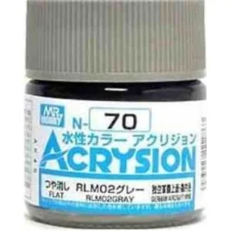 Mr Hobby -Gunze Acrysion (10 ml) RLM02 Gray - Mr Hobby - Gunze N-070