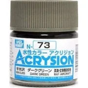Mr Hobby -Gunze Acrysion (10 ml) Dark Green - Mr Hobby - Gunze N-073 Mr Hobby -Gunze Acrysion (10 ml) Dark Green - Mr Hobby - Gunze N-073