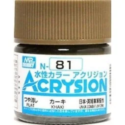 Mr Hobby -Gunze Acrysion (10 ml) Khaki - Mr Hobby - Gunze N-081