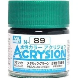 Mr Hobby -Gunze Acrysion (10 ml) Metallic Green - Mr Hobby - Gunze ...