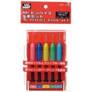 Mr Hobby -Gunze Mr. Pinvice Basic Set (1 / 1.5 / 2 / 2.5 / 3 mm) - ...