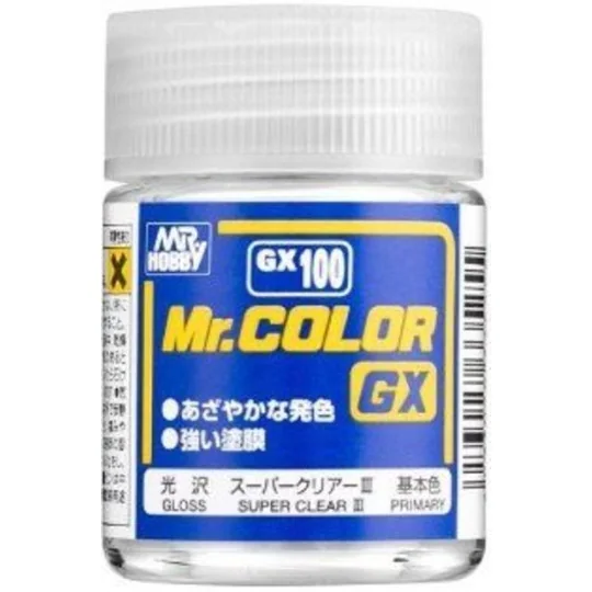 Mr Hobby -Gunze Mr. Color GX (18 ml) Super Clear III - Mr Hobby - G...