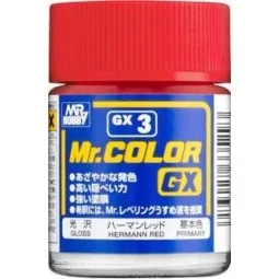 Mr Hobby -Gunze Mr. Color GX (18 ml) Harmann Red - Mr Hobby - Gunze...
