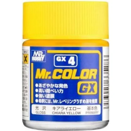 Mr Hobby -Gunze Mr. Color GX (18 ml) Chiara Yellow - Mr Hobby - Gun... Mr Hobby -Gunze Mr. Color GX (18 ml) Chiara Yellow - Mr Hobby - Gun...