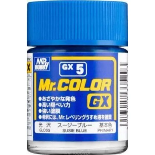 Mr Hobby -Gunze Mr. Color GX (18 ml) Susie Blue - Mr Hobby - Gunze ...