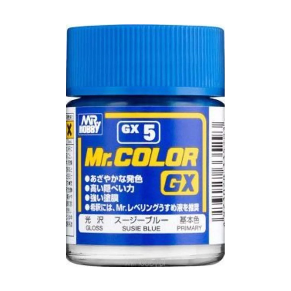 Mr Hobby -Gunze Mr. Color GX (18 ml) Susie Blue - Mr Hobby - Gunze ...