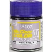 Mr Hobby -Gunze Mr. Clear Color GX (18 ml) Clear Purple - Mr Hobby ...