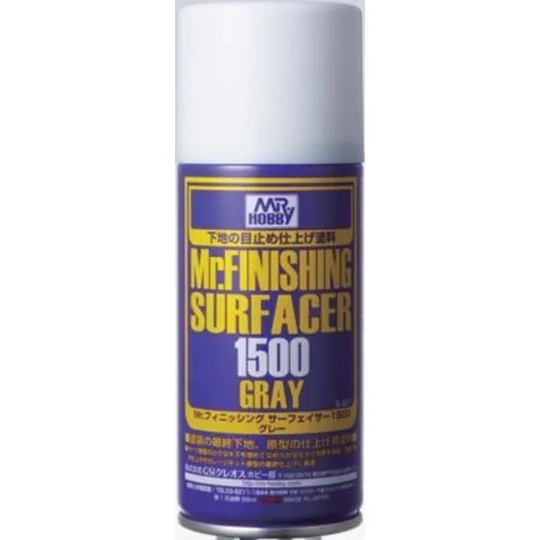 Mr Hobby -Gunze Mr. Finishing Surfacer 1500 Gray (170 ml) - Mr Hobb...