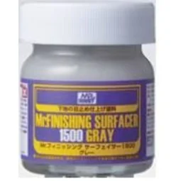 Mr Hobby -Gunze Mr. Finishing Surfacer 1500 Gray (40 ml) - Mr Hobby...