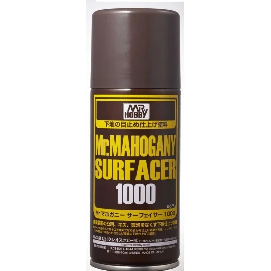 Mr Hobby -Gunze Mr. Mahogany Surfacer 1000 (170ml) - Mr Hobby - Gun...