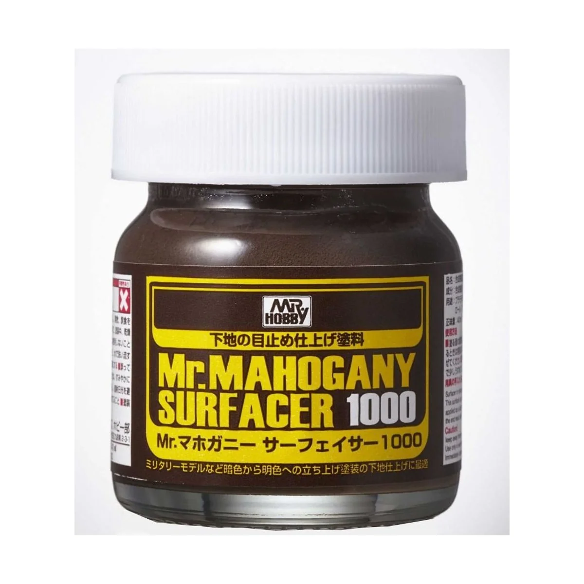 Mr Hobby -Gunze Mr. Mahogany Surfacer 1000 (40 ml) - Mr Hobby - Gun...
