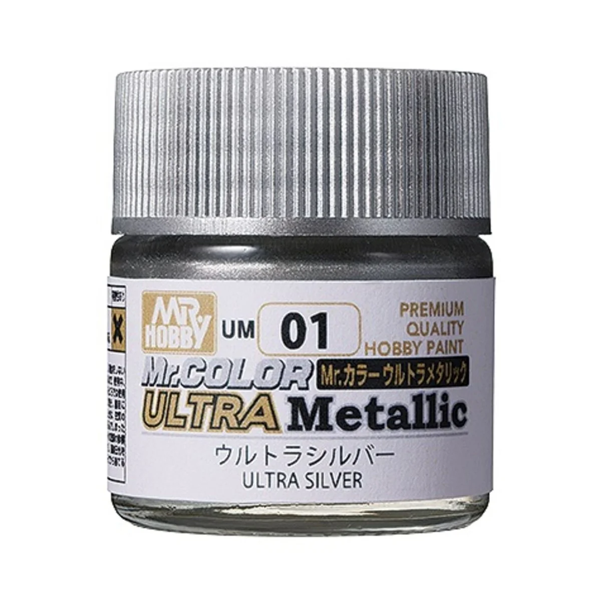 Mr Hobby -Gunze Mr. Color Ultra Metallic (10 ml) Ultra Silver - Mr ...