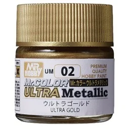 Mr Hobby -Gunze Mr. Color Ultra Metallic (10 ml) Ultra Gold - Mr Ho...