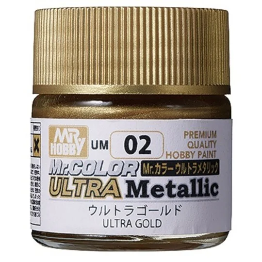 Mr Hobby -Gunze Mr. Color Ultra Metallic (10 ml) Ultra Gold - Mr Ho...