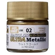 Mr Hobby -Gunze Mr. Color Ultra Metallic (10 ml) Ultra Gold - Mr Ho...