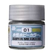 Mr Hobby -Gunze Aqueous Hobby Super Metallic Colors (10 ml) - Mr Ho...