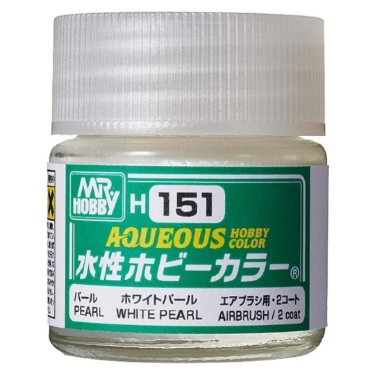 Mr Hobby -Gunze Aqueous Hobby Colors (10 ml) White Pearl - Mr Hobby...