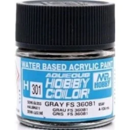 Mr Hobby -Gunze Aqueous Hobby Colors (10 ml) Gray FS 36081 - Mr Hob...