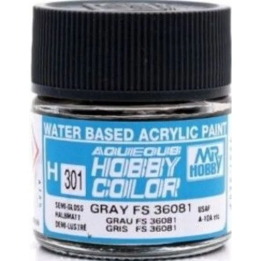 Mr Hobby -Gunze Aqueous Hobby Colors (10 ml) Gray FS 36081 - Mr Hob...