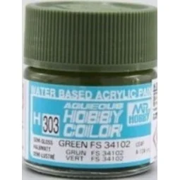 Mr Hobby -Gunze Aqueous Hobby Colors (10 ml) Green FS 34102 - Mr Ho...