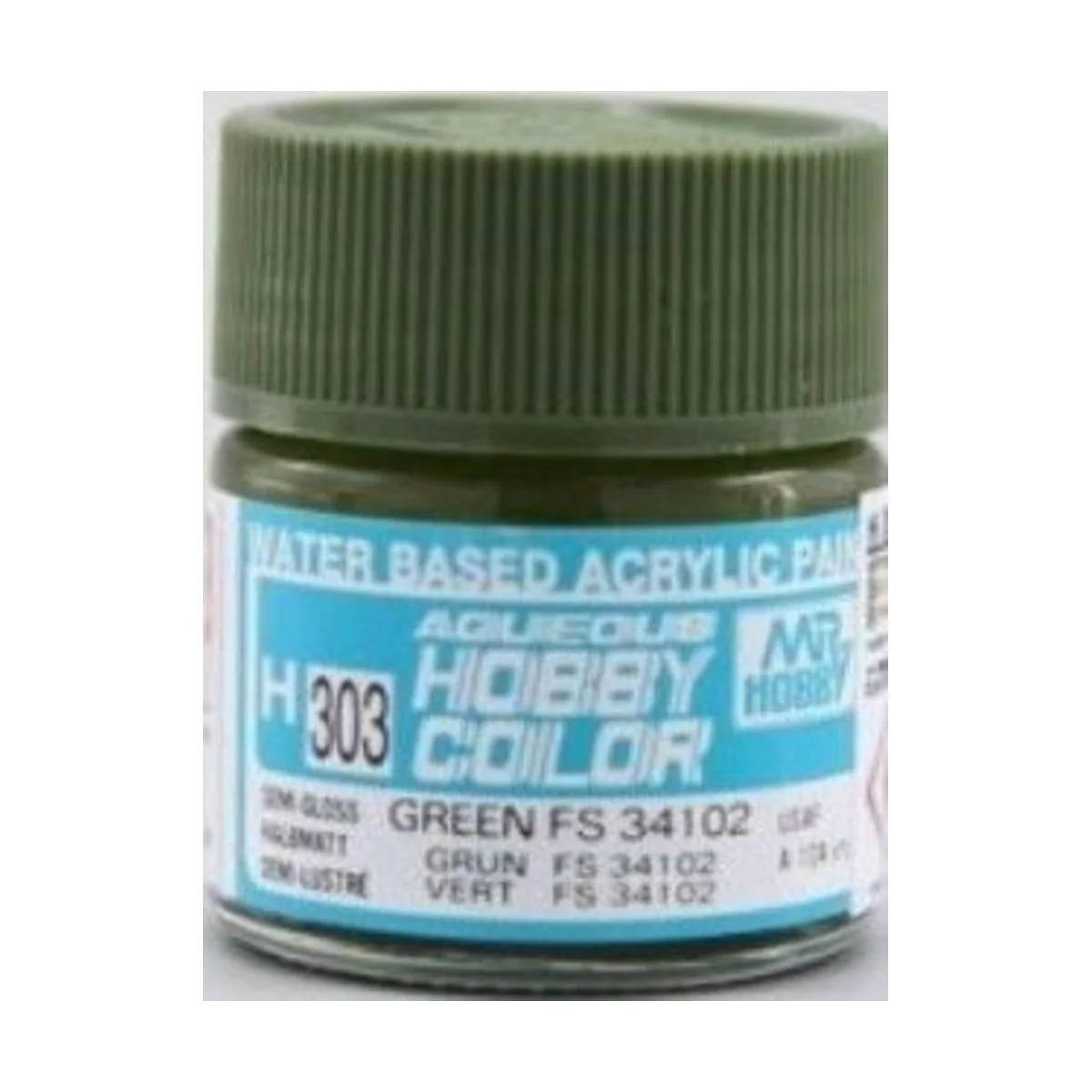 Mr Hobby -Gunze Aqueous Hobby Colors (10 ml) Green FS 34102 - Mr Ho...