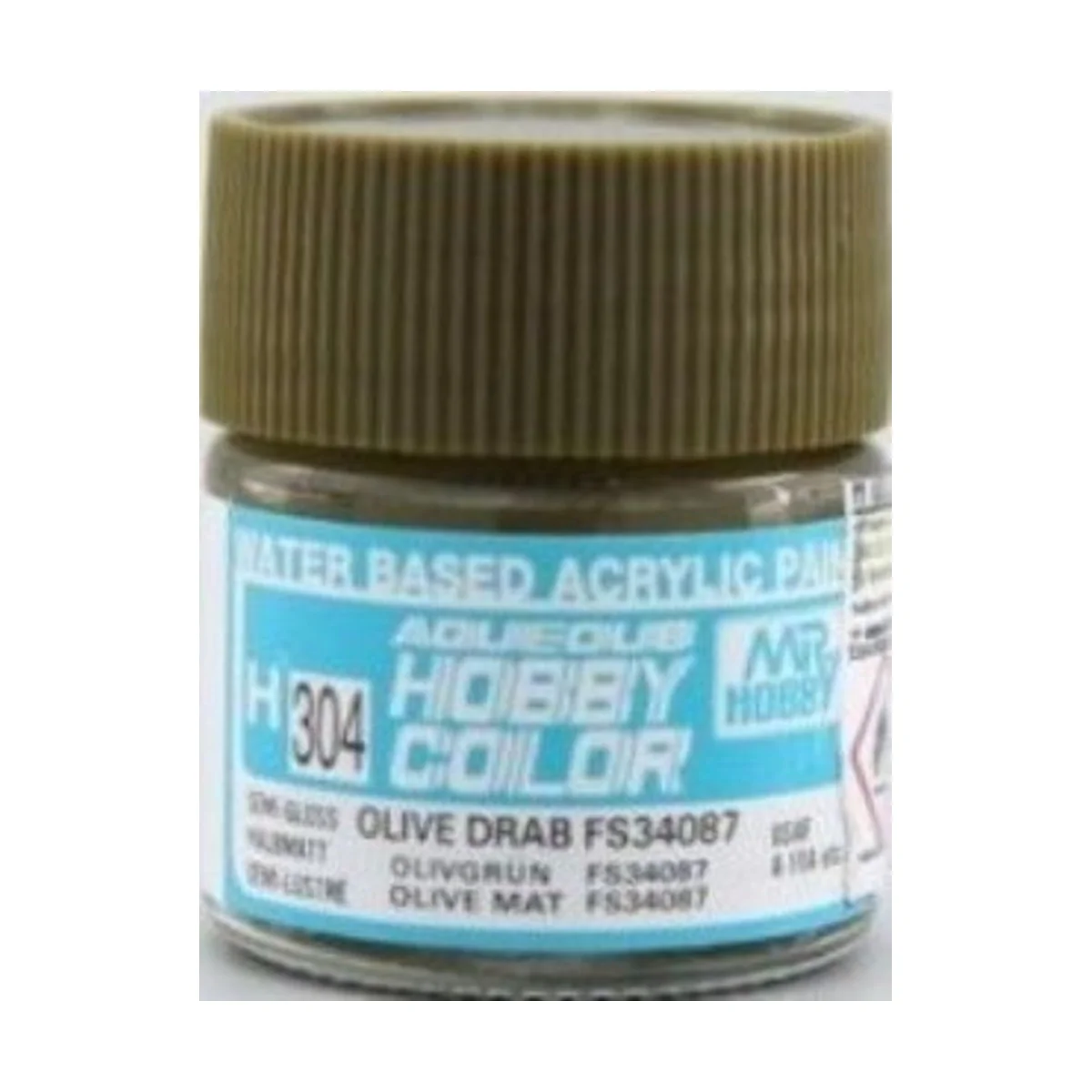 Mr Hobby -Gunze Aqueous Hobby Colors (10 ml) Olive Drab FS 34067 - ...