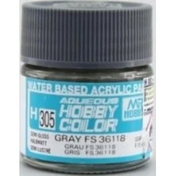 Mr Hobby -Gunze Aqueous Hobby Colors (10 ml) Gray FS 36118 - Mr Hob...