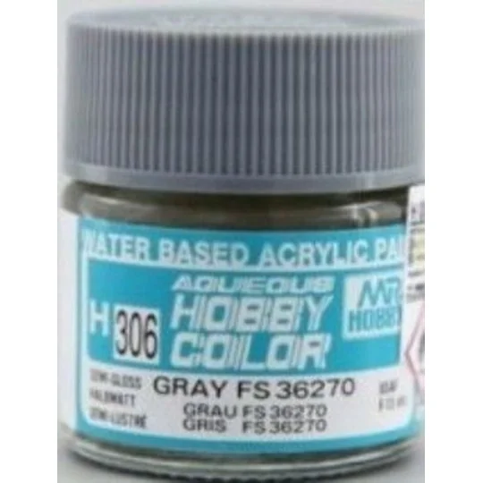 Mr Hobby -Gunze Aqueous Hobby Colors (10 ml) Gray FS 36270 - Mr Hob...