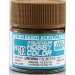 Mr Hobby -Gunze Aqueous Hobby Colors (10 ml) Brown FS 30219 - Mr Ho...