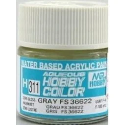 Mr Hobby -Gunze Aqueous Hobby Colors (10 ml) Gray FS 36622 - Mr Hob...
