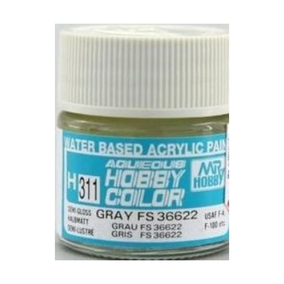 Mr Hobby -Gunze Aqueous Hobby Colors (10 ml) Gray FS 36622 - Mr Hob...