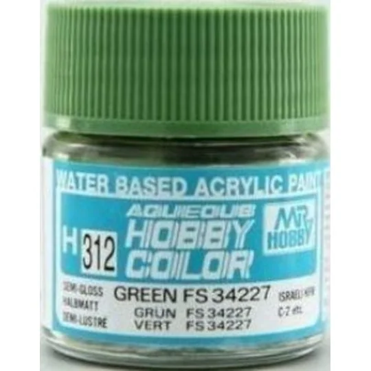 Mr Hobby -Gunze Aqueous Hobby Colors (10 ml) Green FS 34227 - Mr Ho...